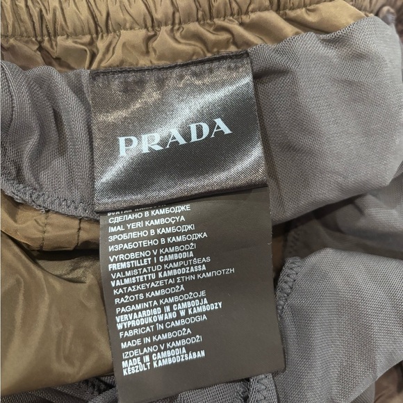 Prada Dark Olive Swim/Board Shorts, 54 - Picture 10 of 10